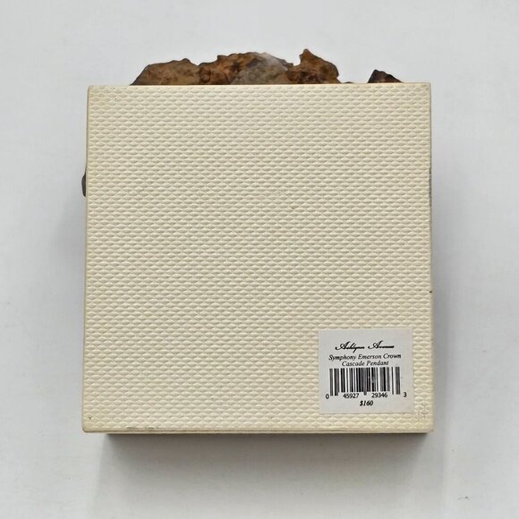 Ashlyn Avenue Symphony Emerson Crown Cascade Pendant Necklace Gift Box & Pouch - Picture 6 of 7